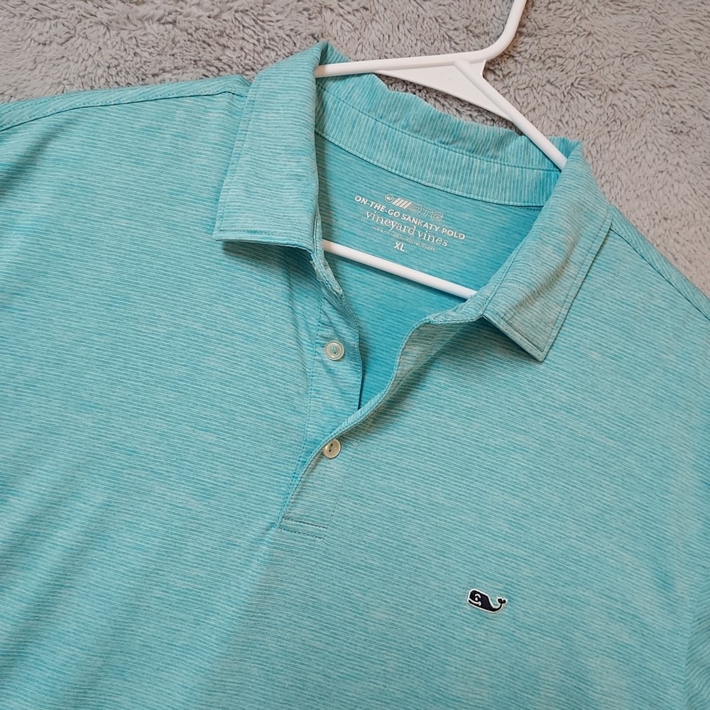 Vineyard Vines Polo Shirt Mens Extra Large On The Go Sankaty OTG Performance XL